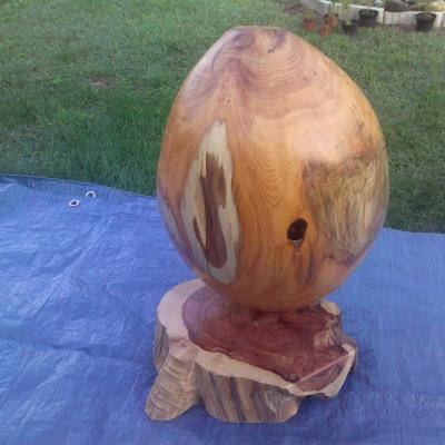 Ballon de Rugby en bois